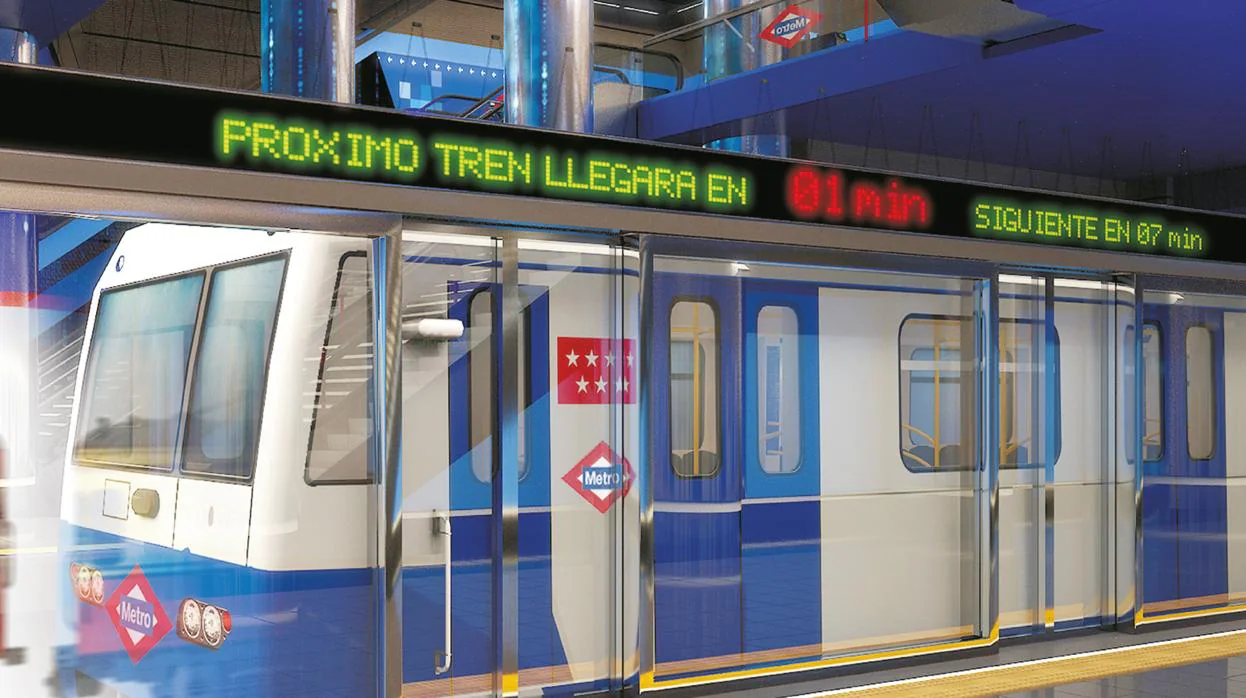 El metro de Madrid del siglo XXI: tornos luminosos, barreras en los andenes y pantallas táctiles