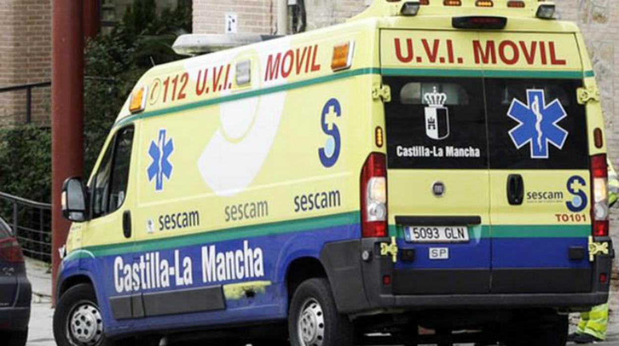 Ambulancia del Servicio de Salud de Castilla-La Mancha