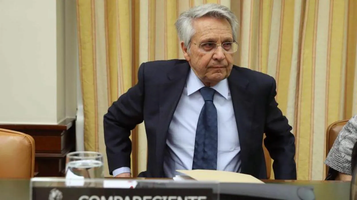 Fernández Gayoso en una comparecencia en el Congreso