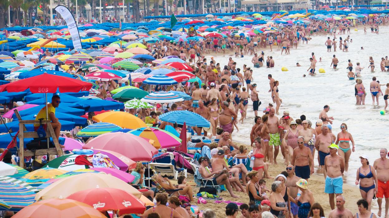 Imagen de una de las playas de benidorm