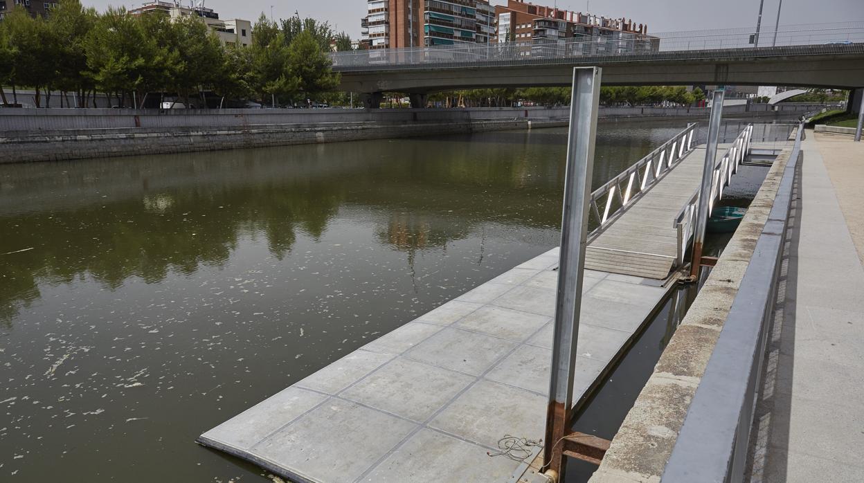 Las instalaciones de remo de Madrid Río, ya sin uso