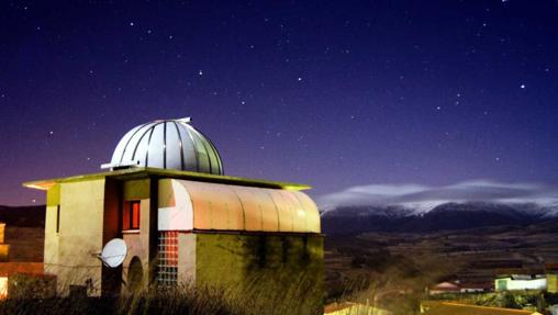 Fachada del Observatorio Astronómico «El Castillo» de Borobia