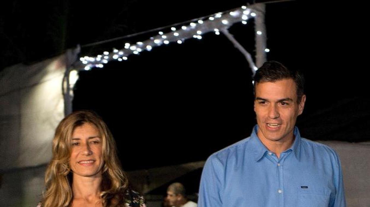 Pedro Sánchez y su esposa, Begoña Gómez, en el FIB de Castellón