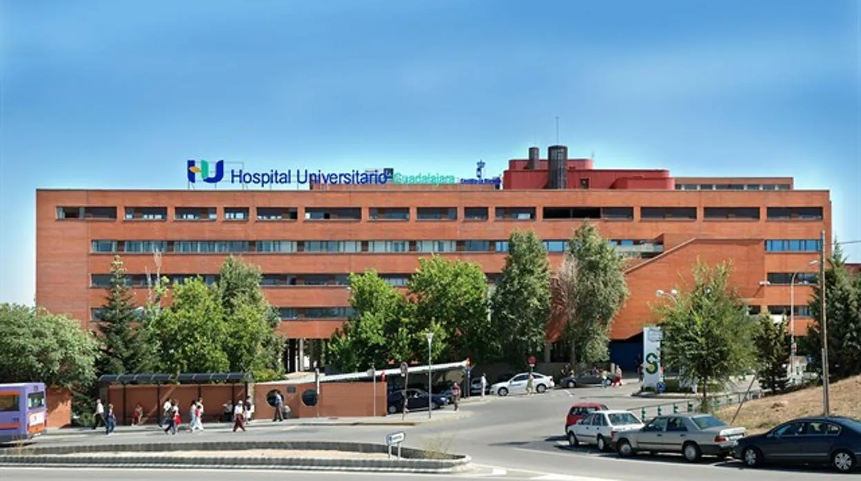 Hospital Universitario de Guadalajara, donde fue trasladado el accidentado