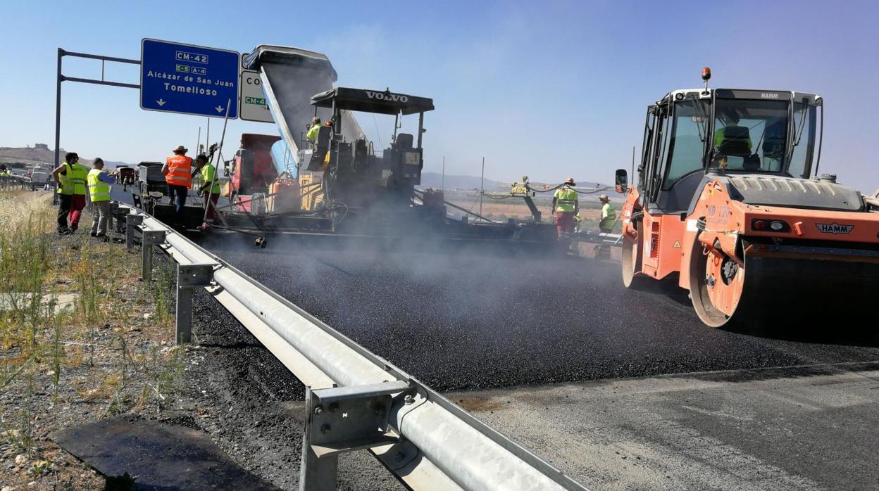 Obras que se están llevando a cabo este verano en la autovía regional