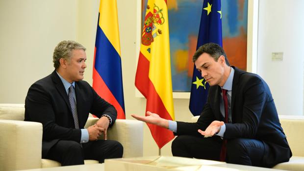 Sánchez ofrecerá a Colombia la ayuda de España en la negociación con el ELN