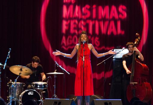 Ester Rada en el festival Mas i mas de Barcelona