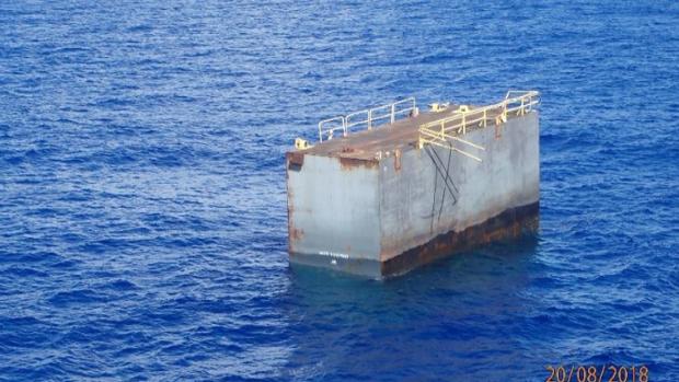 Aparece un segundo trozo del dique seco de Tenerife en el Caribe