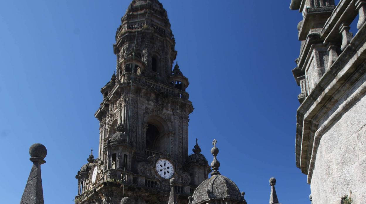 Torre del reloj de la Catedral de Santiago de Compostela