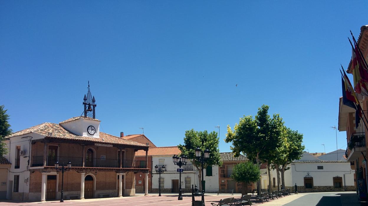 Plaza de Numancia de la Sagra, municipio de la provincia de Toledo