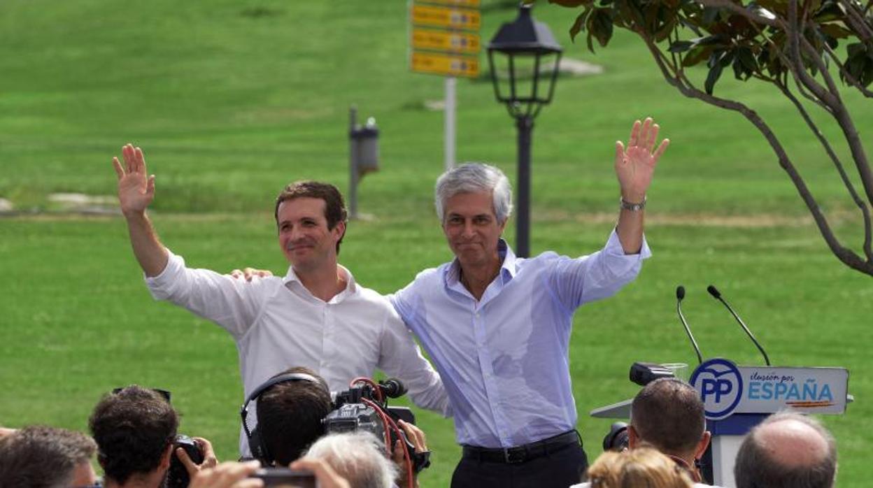 Pablo Casadoy Suárez Illana, ayer, en Ávila