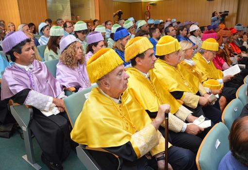 Un momento del acto de apertura del curso