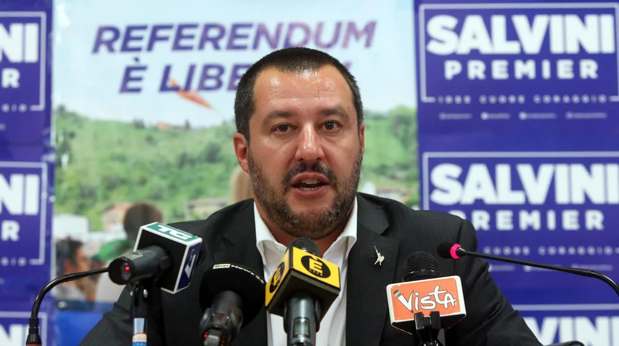 El ministro italiano de Interior, Matteo Salvini