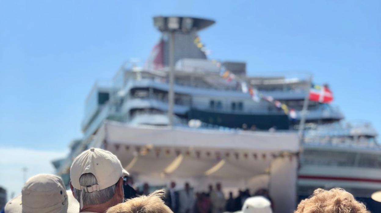 Pasajeros de cruceros de Fred. Olsen este lunes en Cádiz