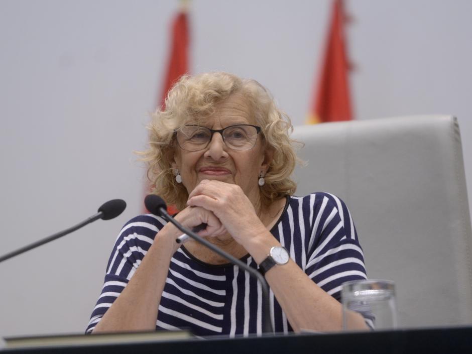 La alcaldesa de Madrid, Manuela Carmena