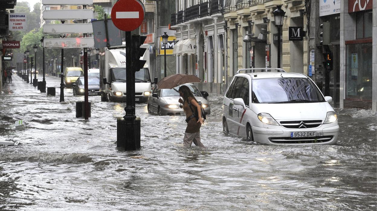 Inundaciones registradas en Albacete en junio de 2012