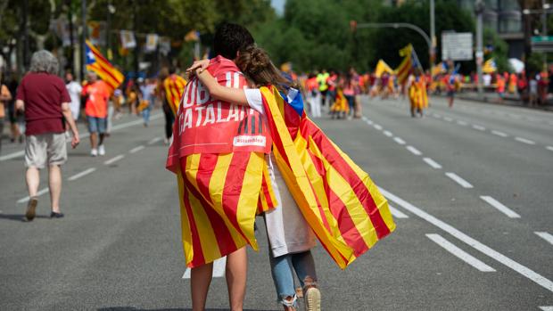 La «Diada» encadena cuatro años a la baja