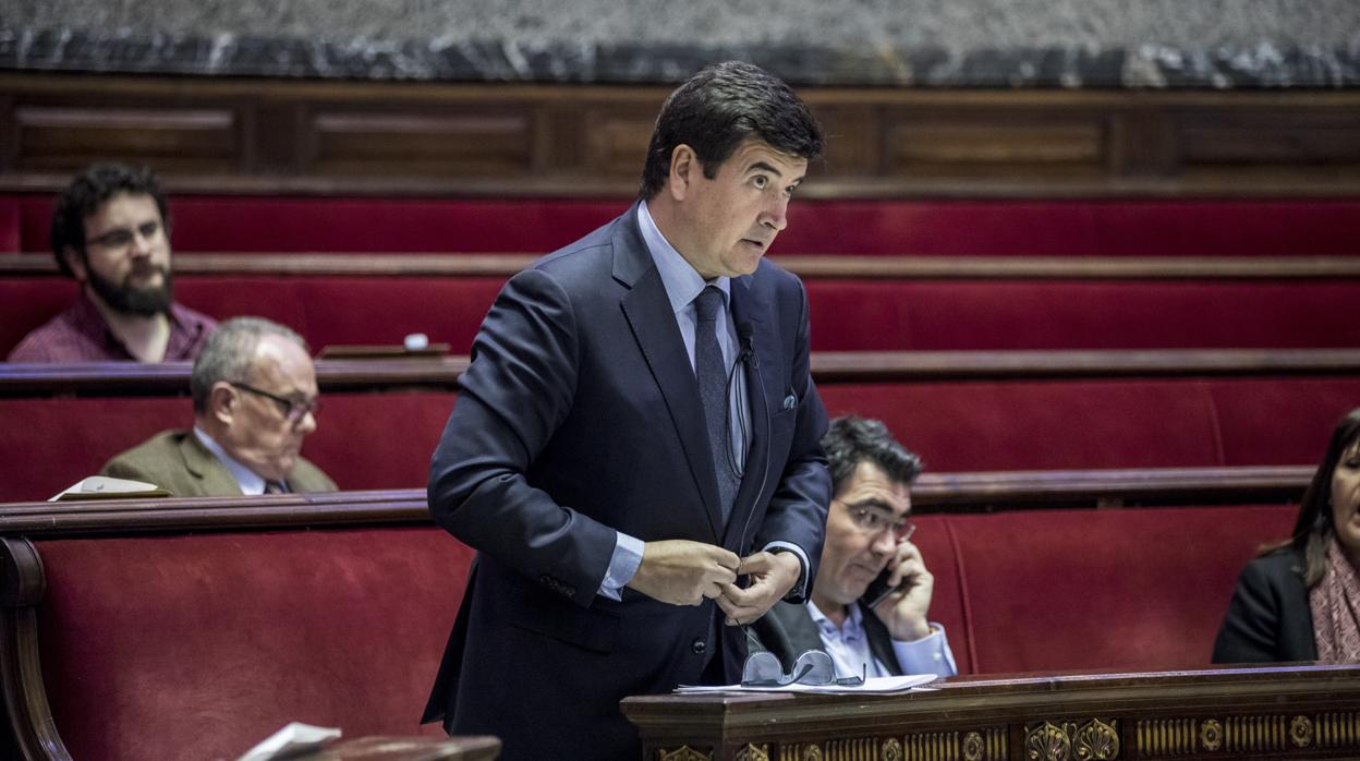 Fernando Giner, en el Ayuntamiento en una imagen de archivo