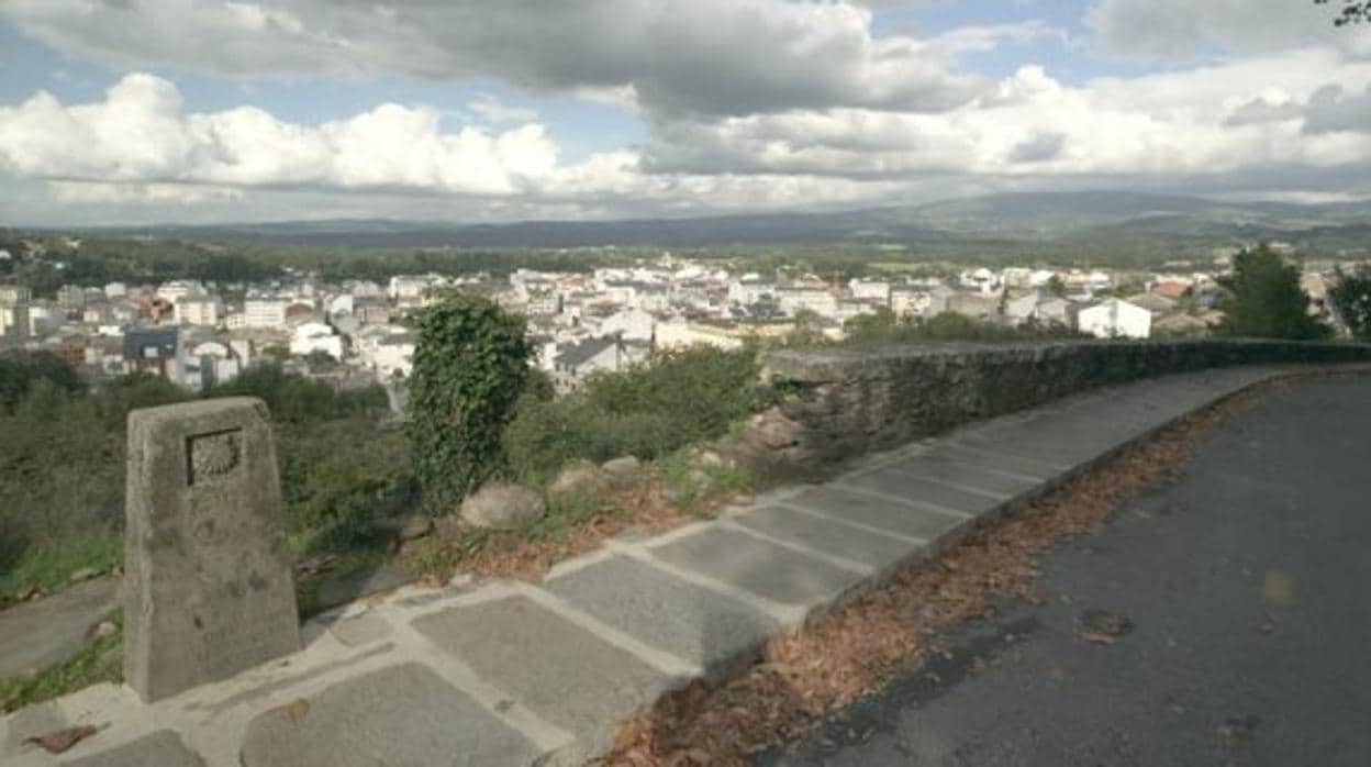 Vista panorámica de Sarria (Lugo)
