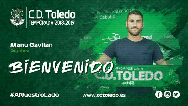 El Toledo cierra el fichaje del delantero sevillano Gavilán, procedente del Guijuelo