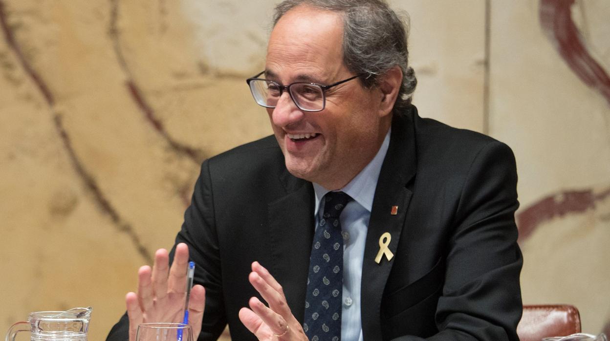 El presidente catalán, Quim Torra