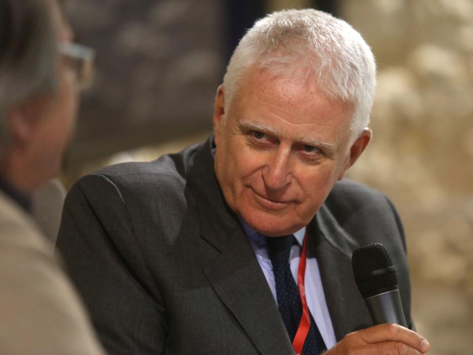 Paolo Vasile, durante su intervención en el Hay Festival de Segovia