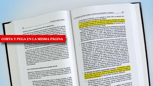 Sánchez plagió dos veces en la misma página de su libro una respuesta parlamentaria del Gobierno