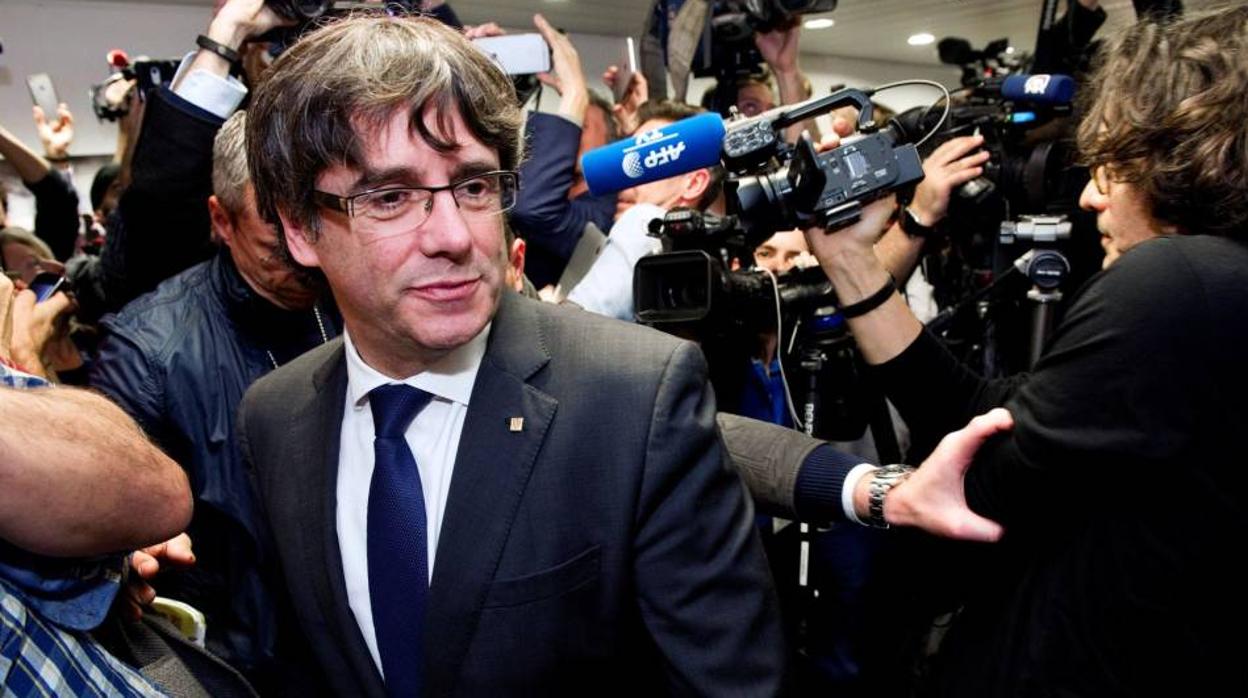 Carles Puigdemont en Bruselas