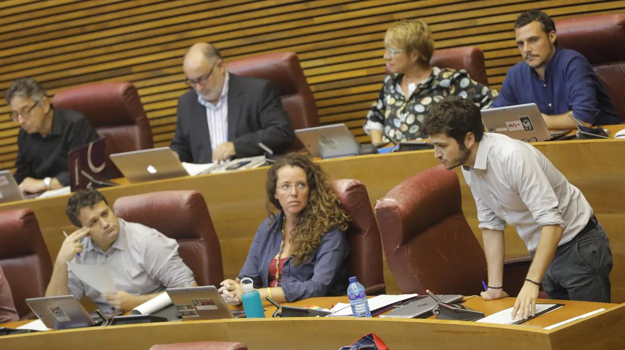 Diputados de Podemos en las Cortes Valencianas