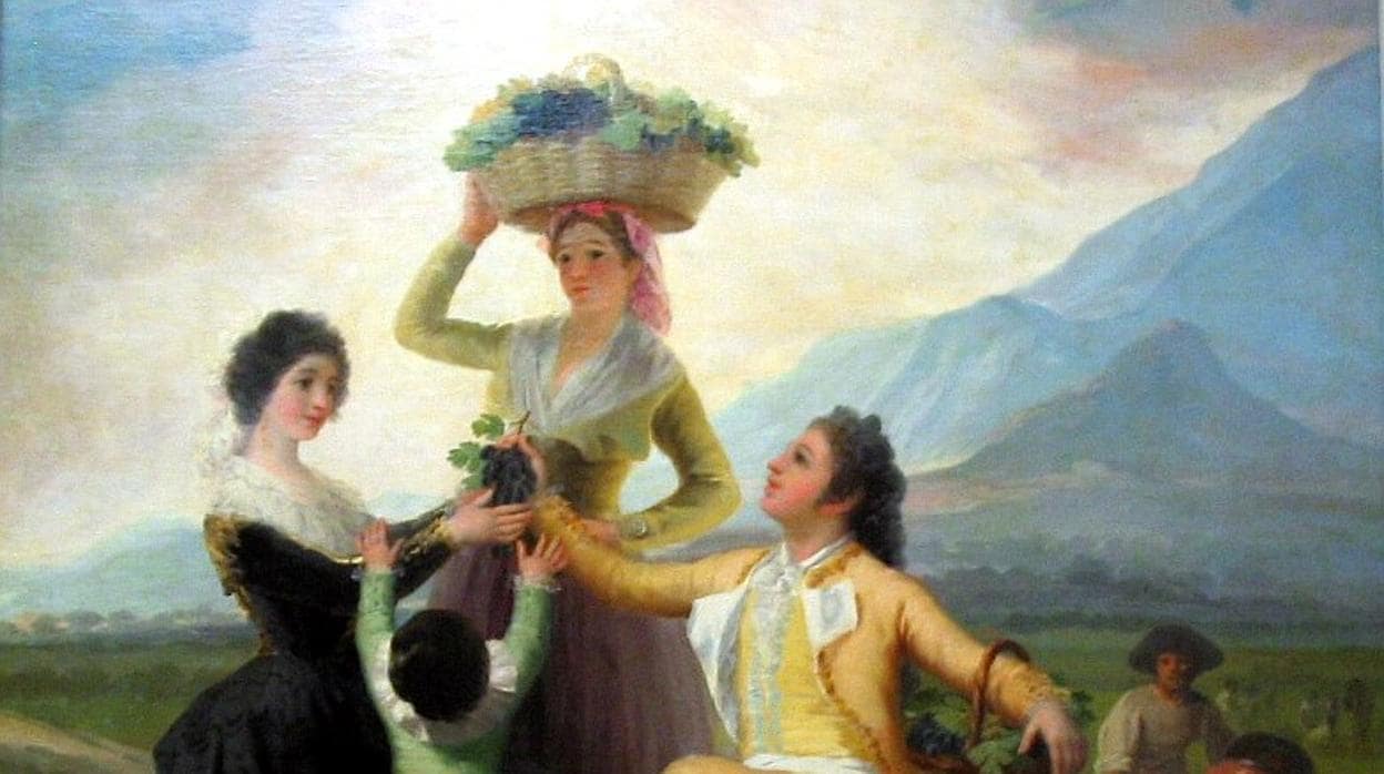 La vendimia, de Francisco de Goya