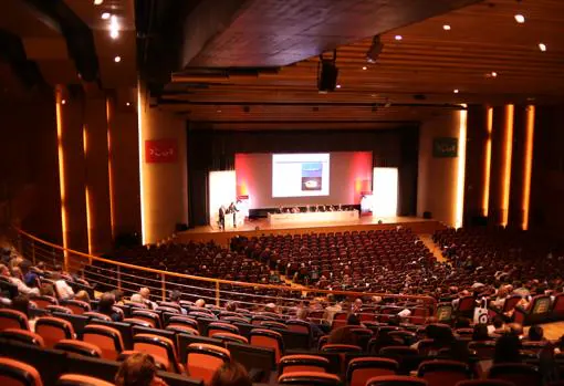 Un momento del congreso nacional de oftalmología, en el Palacio de Congresos de Granada