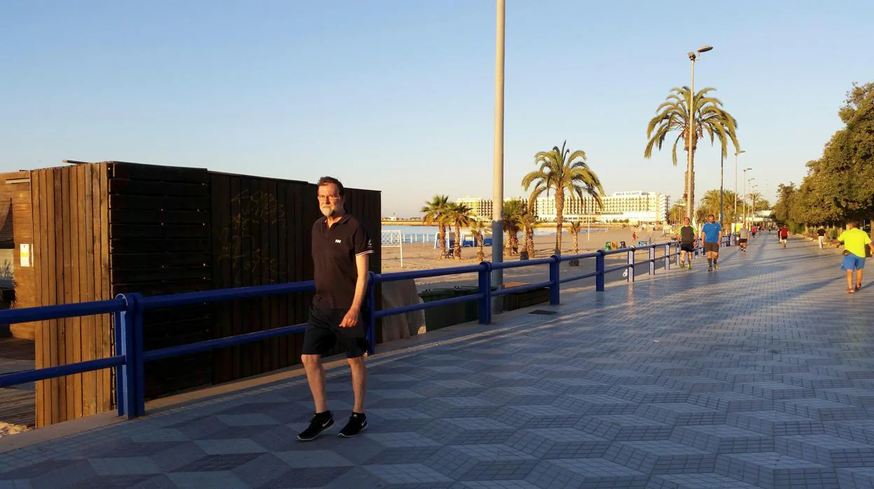 Imagen de Mariano Rajoy tomada el día que se incorporó a su plaza de registrador en Santa Pola