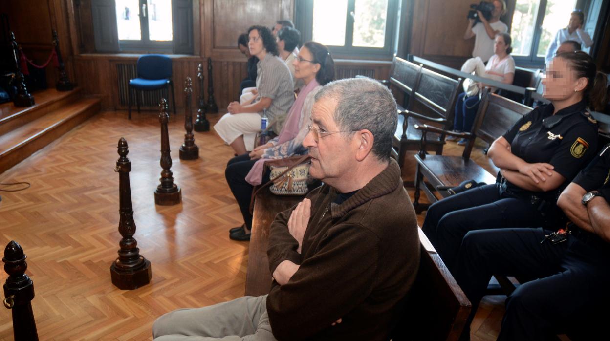 Miguel Rosendo, durante la sesión celebrada este martes en la Audiencia de Pontevedra