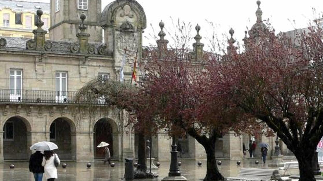 Fachada del Ayuntamiento de Lugo, que ha prorrogado dos veces sus presupuestos