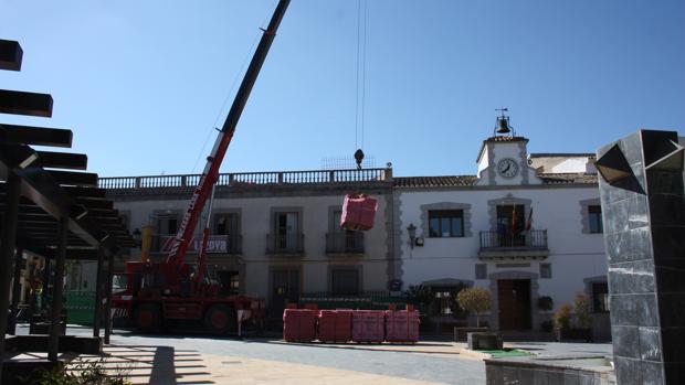 La rehabilitación de «La Casona» de Miguel Esteban avanza a buen ritmo