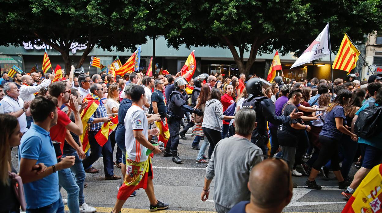 Imagen de una de las manifestaciones del año pasado en Valencia