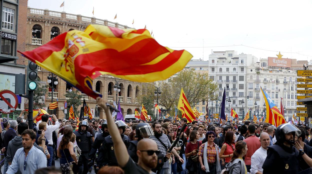 Imagen de la manifestación del pasado año en Valencia