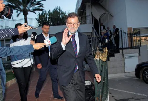 Imagen de Rajoy tomada este jueves en Santa Pola