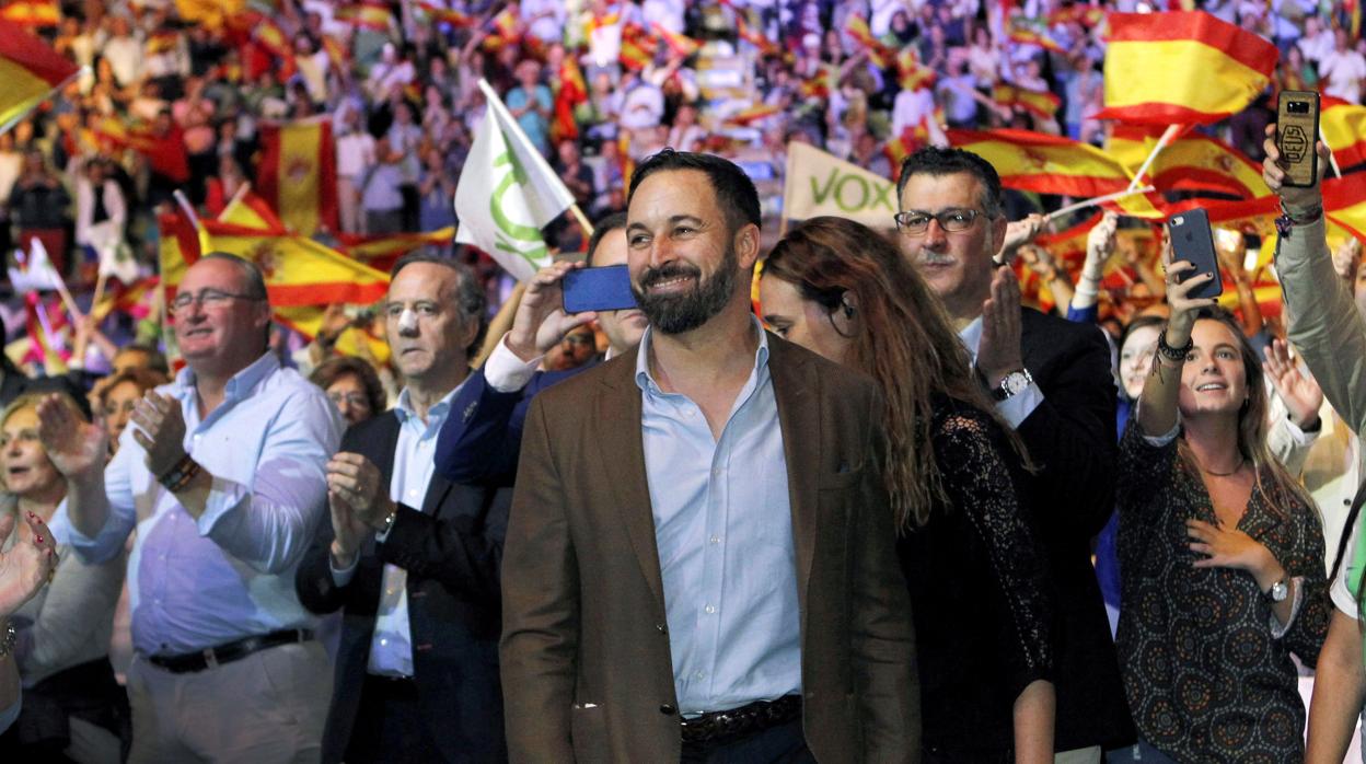 Imagen del acto celebrado por Vox el pasado 7 de octubre en Madrid