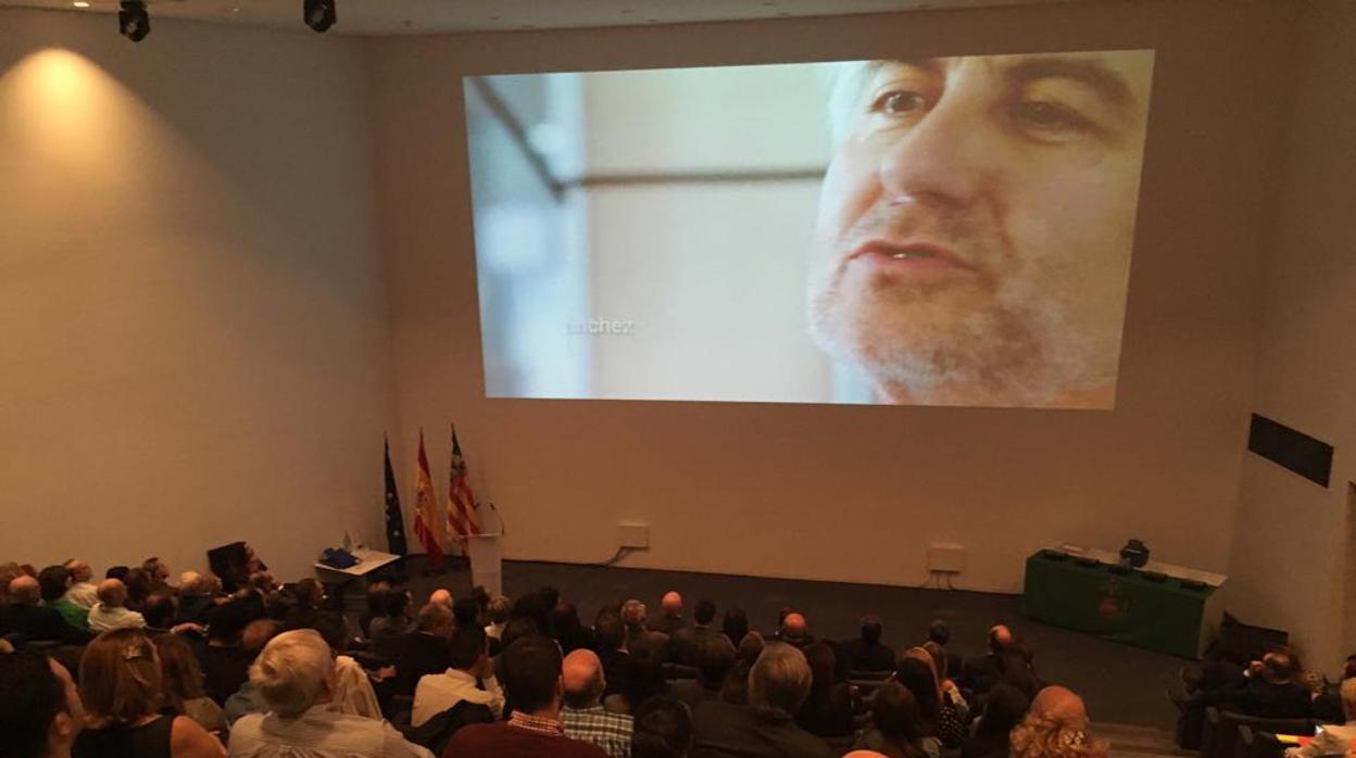 Un momento de la presentación de los finalistas del Premio COAC