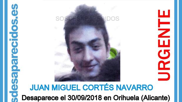 Buscan a un joven de 18 años que necesita medicación «urgente» desaparecido hace semanas en Orihuela