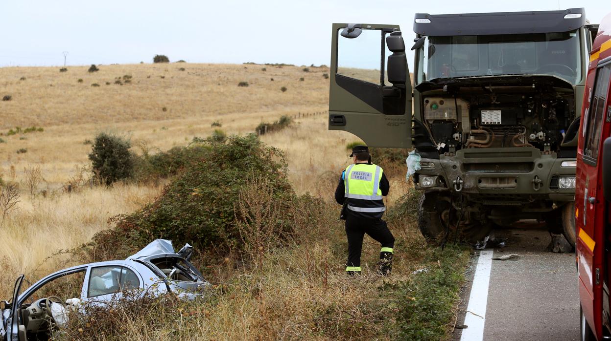 Personal de Sacyl desplazado al escenario del accidente ha intentado reanimar a la niña, que finalmente ha fallecido