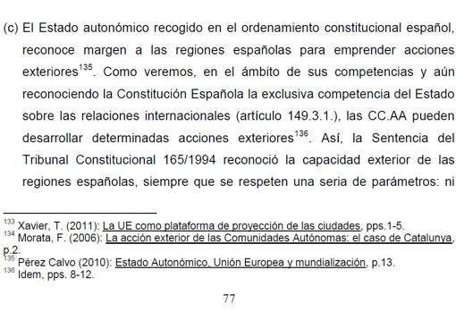 Sánchez cita el artículo «149.3.1.» de la Constitución, que no existe, porque el 149.3 no tiene más epígrafes