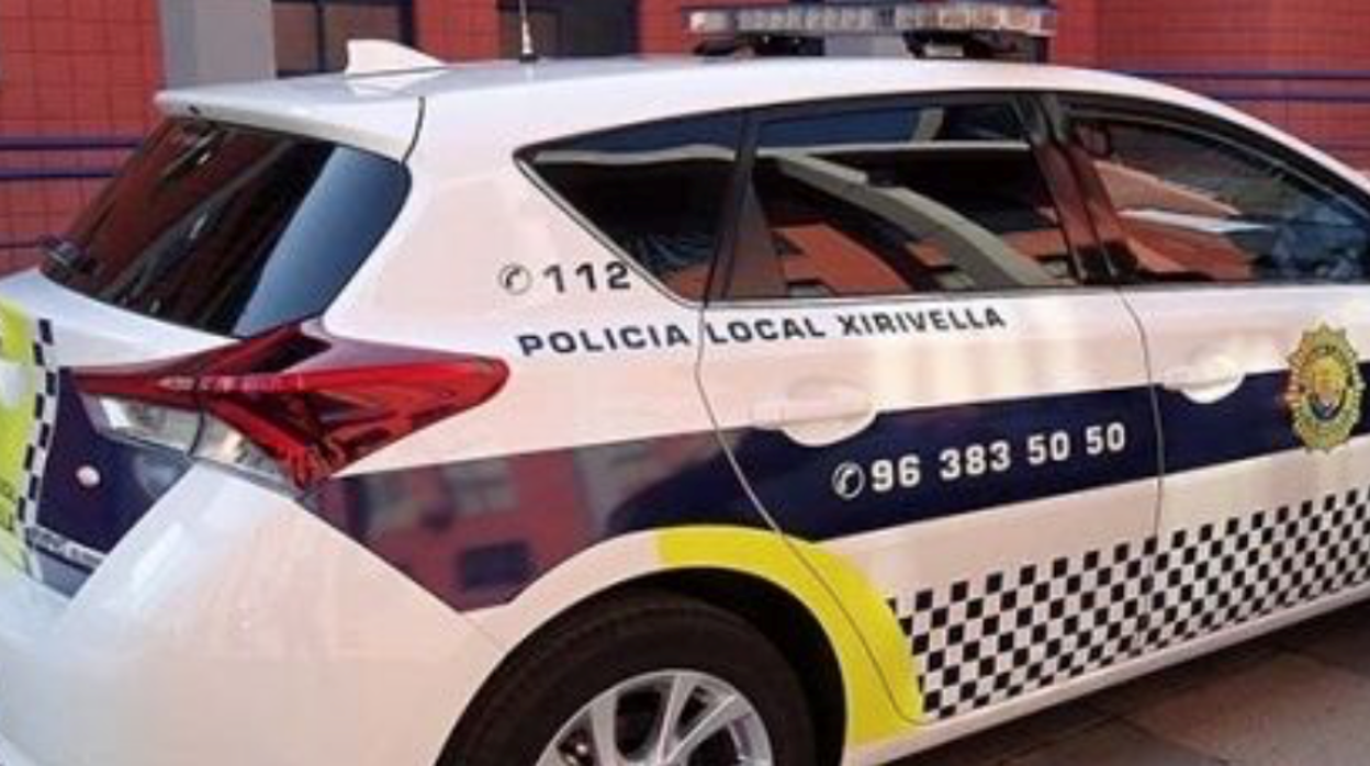 Coche de Policía Local en Chirivella (Valencia)