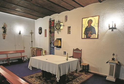 Interior del templo