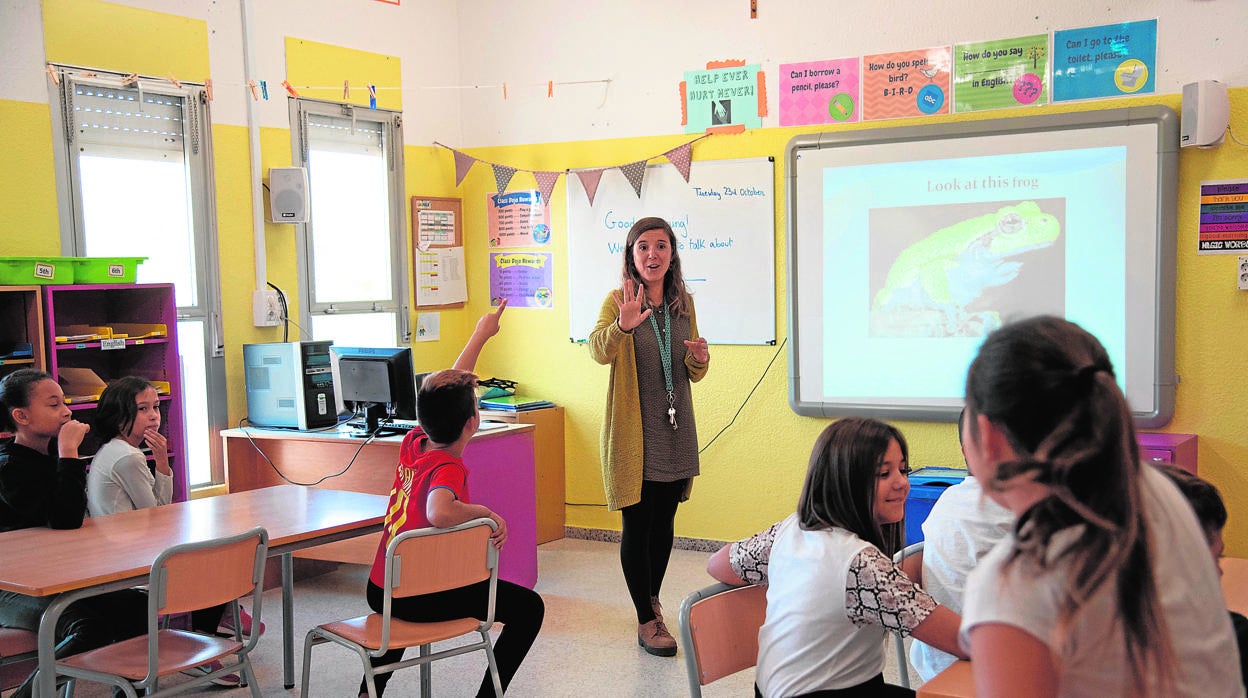 Una escuela en Cataluña