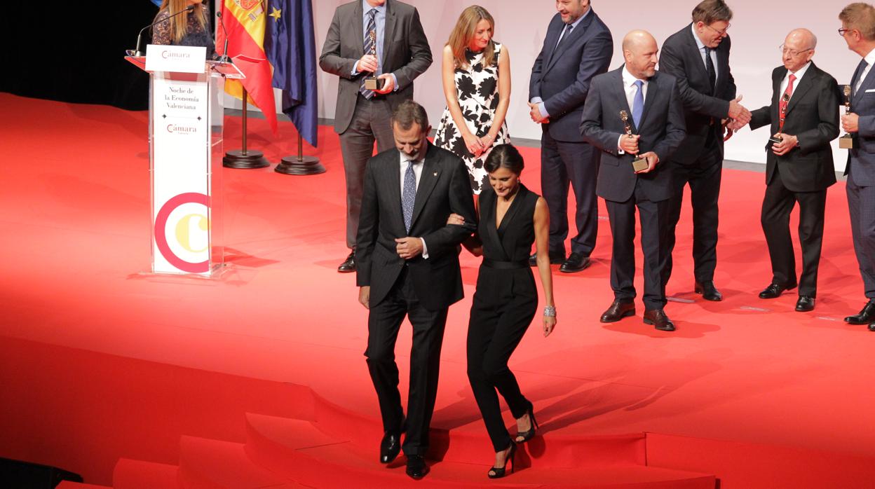 Imagen de Sus Majestades los Reyes en el acto celebrado este miércoles en Valencia