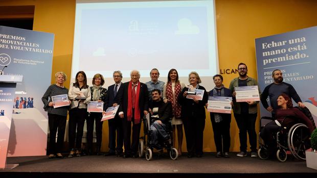 Aspanión, Adis, Condenados al Bordillo y Santa Luisa de Marillac ganan los I Premios de Voluntariado