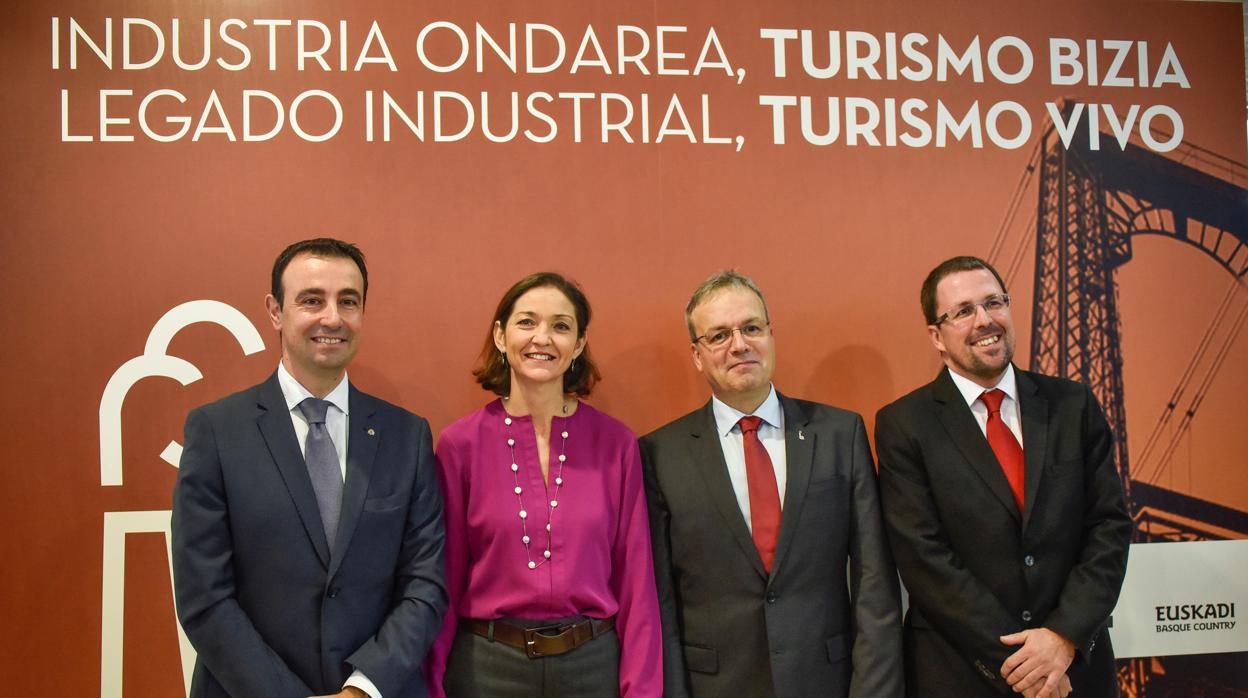 La ministra ha inaugurado hoy en Portugalete el primer Foro Internacional de Turismo Industrial de Euskadi