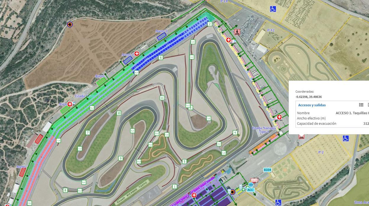 Imatge del circuit amb el sistema pioner